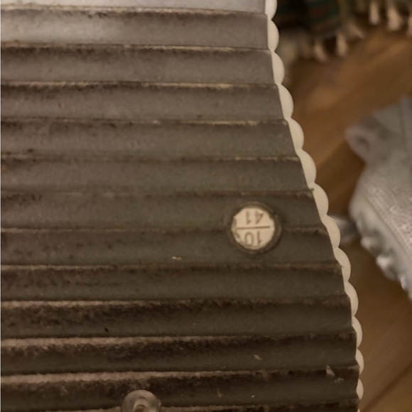 BAMBOO Silver Rhinestone Platform Sneakers - Picture 7 of 8